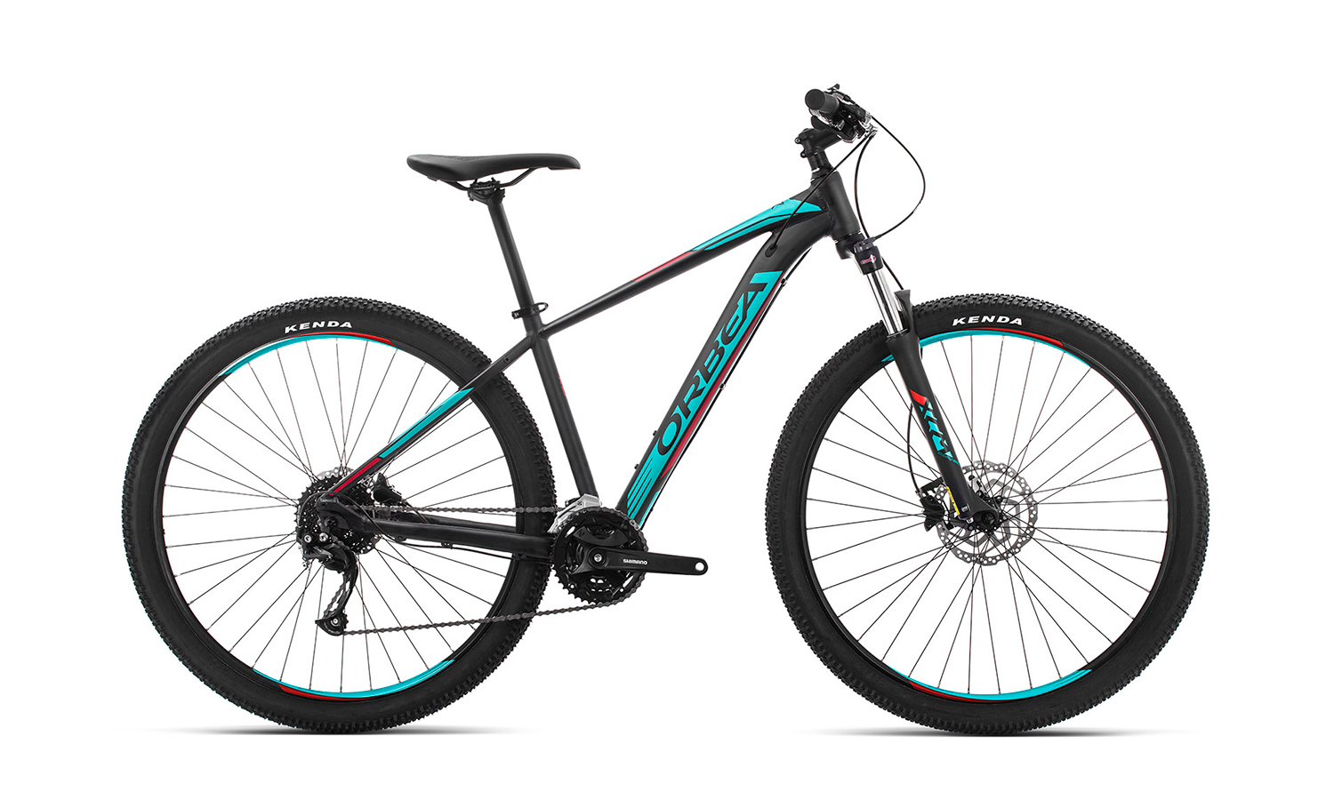 Фотография Велосипед Orbea MX 29 40 (2019) 2019 Черно-голубой